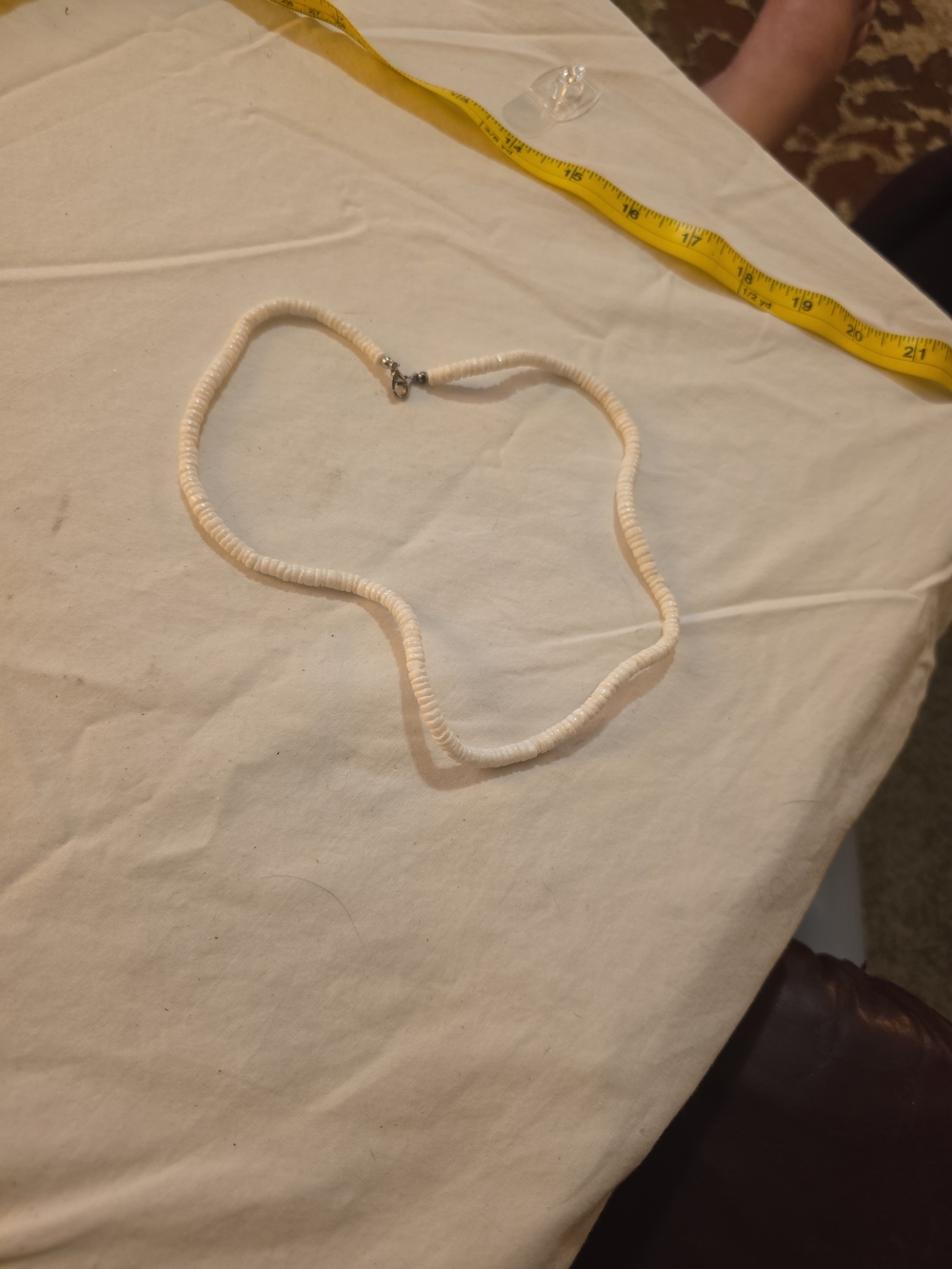 Ivory Beaded Choker Necklace